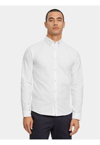 Lindbergh Koszula 30-203174 Biały Slim Fit. Kolor: biały. Materiał: bawełna