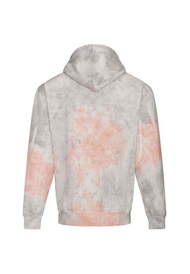 AWDIS - Bluza Z Kapturem Unisex Adult Tie Dye. Typ kołnierza: kaptur. Kolor: szary