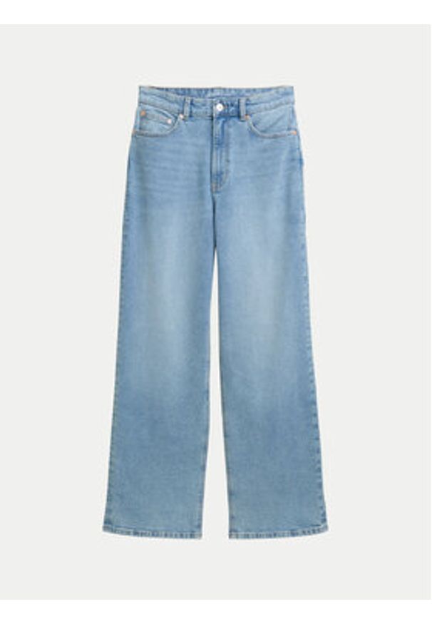 Tom Tailor Denim Jeansy 1045942 Niebieski Wide Leg. Kolor: niebieski