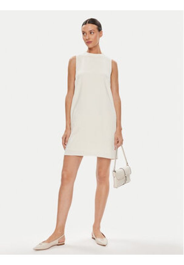 Marella Sukienka codzienna Mariacarla 2332210833 Biały Regular Fit. Okazja: na co dzień. Kolor: biały. Materiał: syntetyk. Typ sukienki: proste. Styl: casual