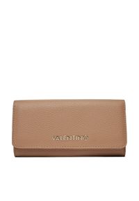 VALENTINO - Valentino Duży Portfel Damski Brixton VPS7LX113 Beżowy. Kolor: beżowy. Materiał: skóra #1