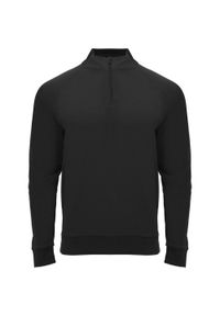 ROLY - Bluza Z Długim Rękawem Dla Dorosłych Unisex Epiro Quarter Zip. Kolor: czarny. Długość rękawa: długi rękaw. Długość: długie