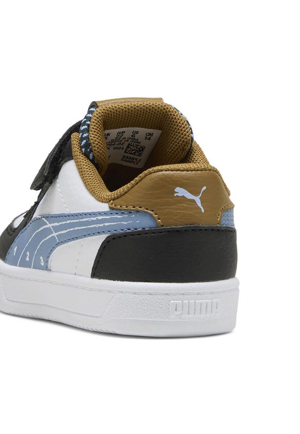 Puma - Sneakersy dla małych dzieci Caven 2.0 Run Fun PUMA Black Cool Blue White. Kolor: czarny, niebieski, wielokolorowy, biały. Sezon: lato. Sport: bieganie