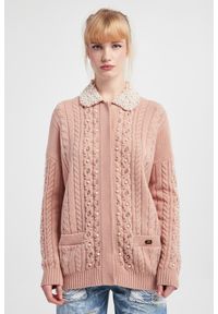 Elisabetta Franchi - Kardigan damski wełniany ELISABETTA FRANCHI. Materiał: wełna #5