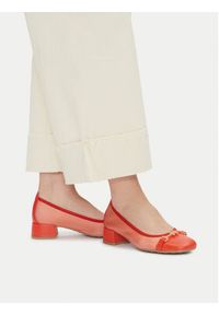 Hispanitas Półbuty HV253992 Koralowy. Kolor: pomarańczowy. Materiał: skóra #3