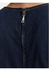 Guess Sukienka codzienna W6RK72 D6980 Granatowy Regular Fit. Okazja: na co dzień. Kolor: niebieski. Materiał: syntetyk. Typ sukienki: proste. Styl: casual #5