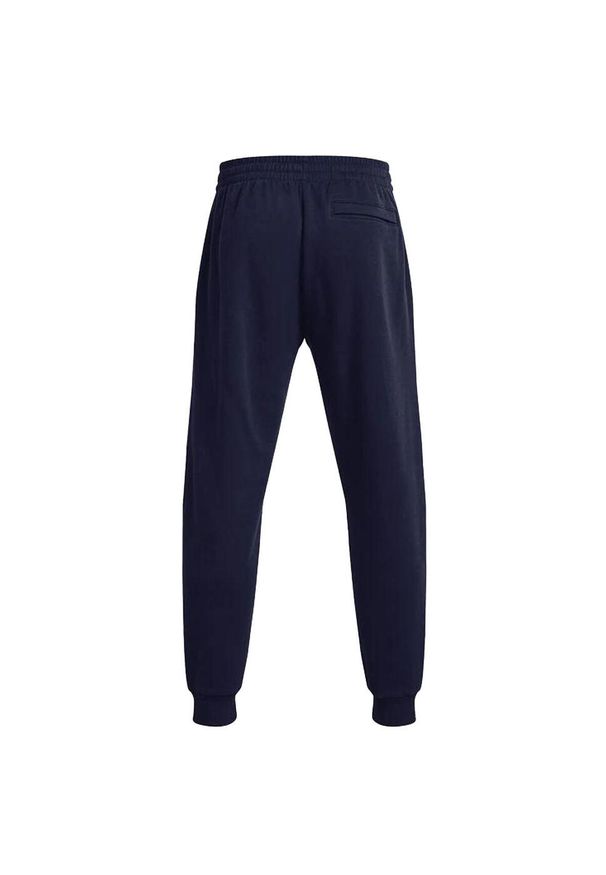 Under Armour - Spodnie Do Joggingu Męskie Polar Rival. Kolor: niebieski. Materiał: polar. Sport: bieganie