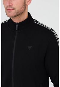 Guess - GUESS Czarna bluza dresowa. Typ kołnierza: bez kaptura. Kolor: czarny. Materiał: dresówka #6