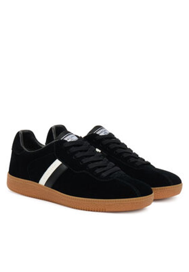 Marciano Guess Sneakersy 5YGZ39 7369A Czarny. Kolor: czarny. Materiał: zamsz, skóra