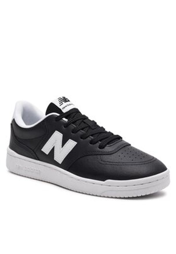 New Balance Sneakersy BB80BLK Czarny. Kolor: czarny. Materiał: skóra