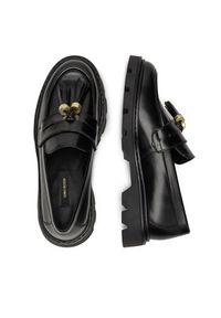 Gino Rossi - GINO ROSSI Loafersy SIMON-115856 Czarny. Kolor: czarny. Materiał: skóra #6