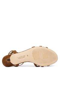 Lauren Ralph Lauren - LAUREN RALPH LAUREN Sandały 802P06395009 Brązowy. Kolor: brązowy. Materiał: zamsz, skóra #4