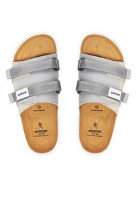 Novesta Klapki Partisan N358001-176768BIA Szary. Kolor: szary. Materiał: skóra #5