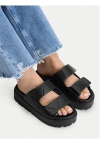 DeeZee Klapki CEO-R25SS09248 Czarny. Kolor: czarny. Materiał: skóra #4