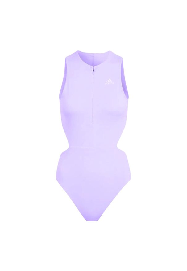 Koszulka sportowa damska Adidas Leotard. Kolor: fioletowy