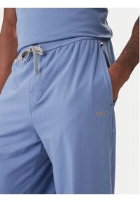 BOSS Spodnie dresowe Mix&Match 50515305 Błękitny Regular Fit. Kolor: niebieski. Materiał: bawełna #4
