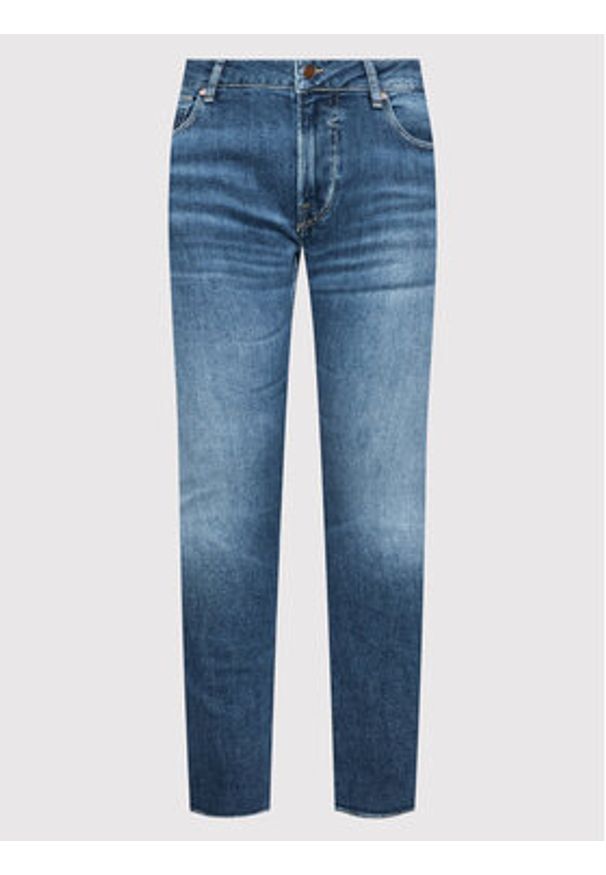 Guess Jeansy M2YAN1 D4Q42 Niebieski Skinny Fit. Kolor: niebieski
