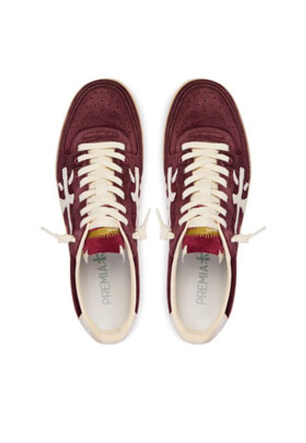 Premiata Sneakersy BSKT CLAY VAR 7707 Bordowy. Kolor: czerwony. Materiał: skóra