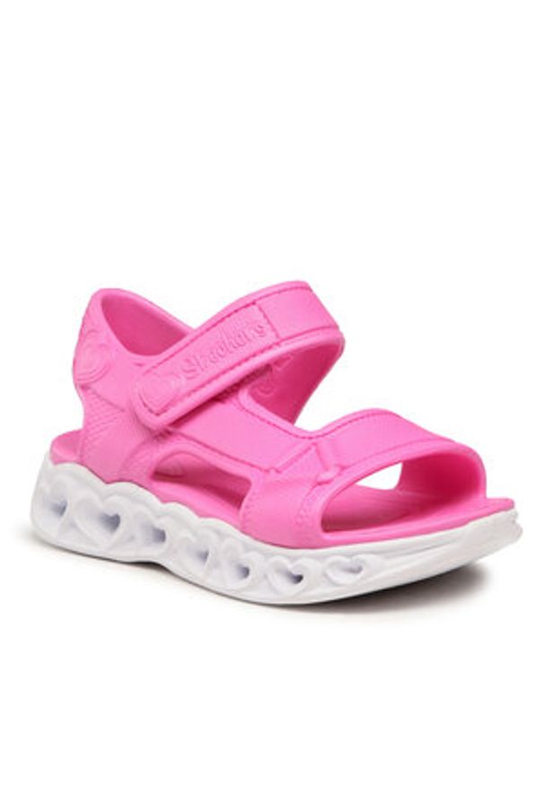 skechers - Sandały Skechers - Always Flashy 308045L/PNK Pink. Kolor: różowy. Styl: wakacyjny