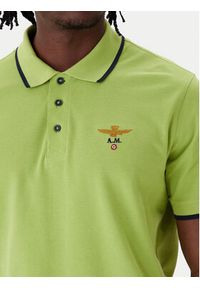 Aeronautica Militare Polo 261PO1308UP00082 Zielony Regular Fit. Typ kołnierza: polo. Kolor: zielony. Materiał: bawełna #2