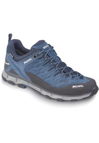 MEINDL - Buty turystyczne męskie Meindl Lite Trail Gore-Tex. Kolor: czarny, niebieski, wielokolorowy. Materiał: guma, syntetyk, materiał. Technologia: Gore-Tex