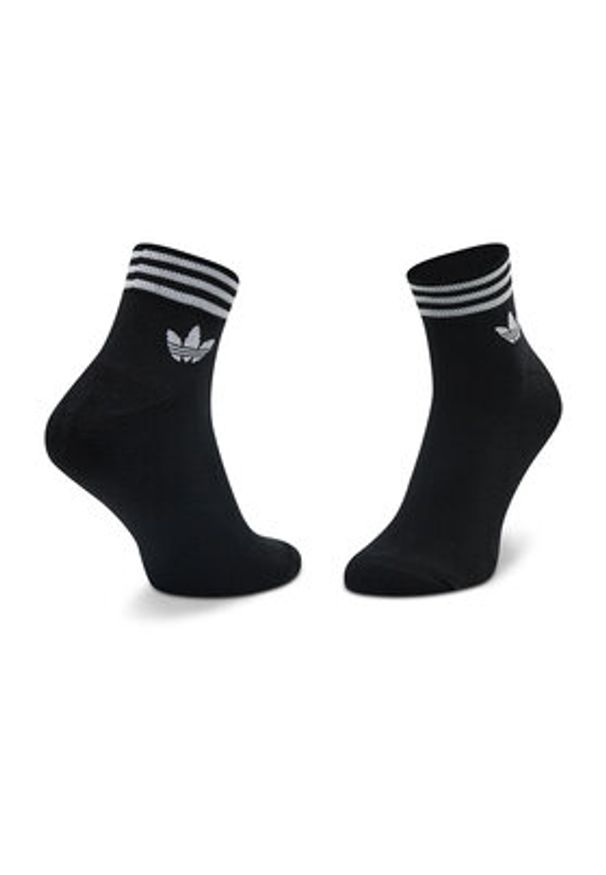 Adidas - adidas Zestaw 3 par niskich skarpet unisex Trefoil Ankle HC9550 Szary. Kolor: szary. Materiał: materiał