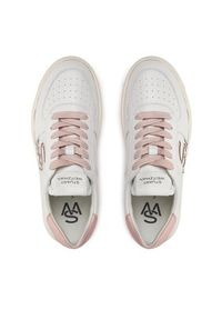 Stuart Weitzman Sneakersy Crtsde Lgo Snr SH305 Biały. Kolor: biały. Materiał: skóra