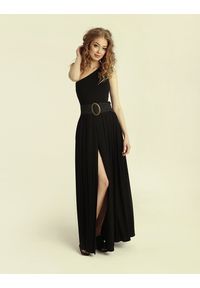 Madnezz - Sukienka Erin Wild 2.0 - czerń. Materiał: elastan, wiskoza. Typ sukienki: asymetryczne