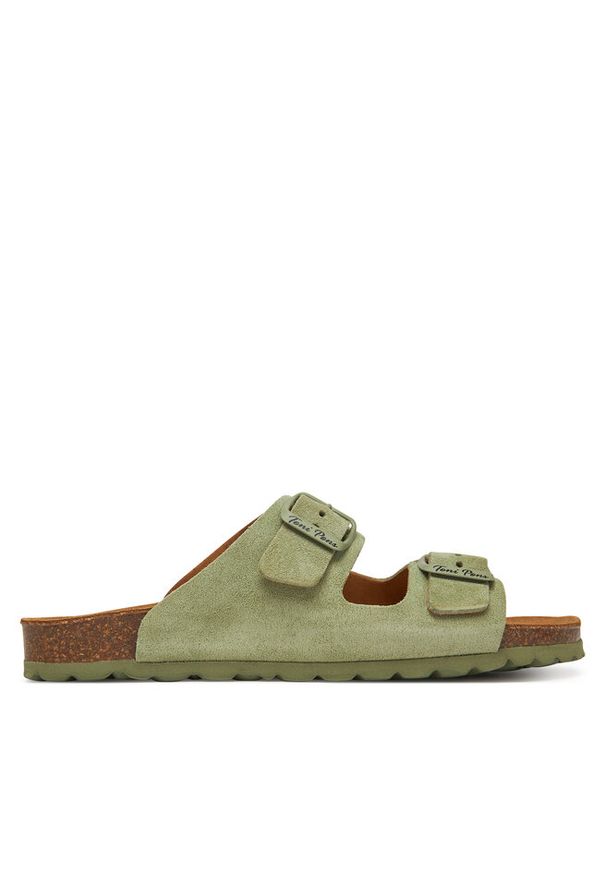 Klapki Toni Pons. Kolor: zielony