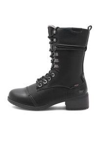 Mustang Trzewiki 1402-501 Czarny. Kolor: czarny. Materiał: skóra #8