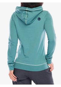 EDELRID - Bluza z kapturem damska Edelrid Tecu Hoody. Typ kołnierza: kaptur. Kolor: zielony