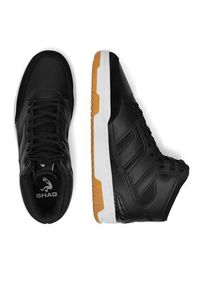Shaq - SHAQ Buty do koszykówki BREAKER MID AQ95013M-B Czarny. Kolor: czarny. Materiał: skóra, zamsz. Sport: koszykówka #5