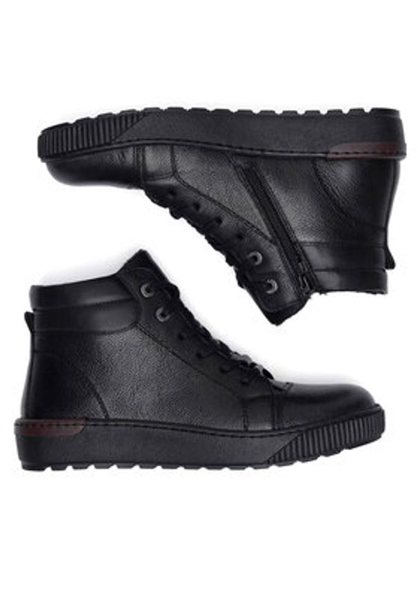 Go Soft Trzewiki WI23-PIKOLA-06 Czarny. Kolor: czarny. Materiał: skóra