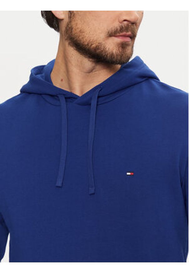 TOMMY HILFIGER - Tommy Hilfiger Bluza Essential MW0MW37235 Niebieski Regular Fit. Kolor: niebieski. Materiał: bawełna