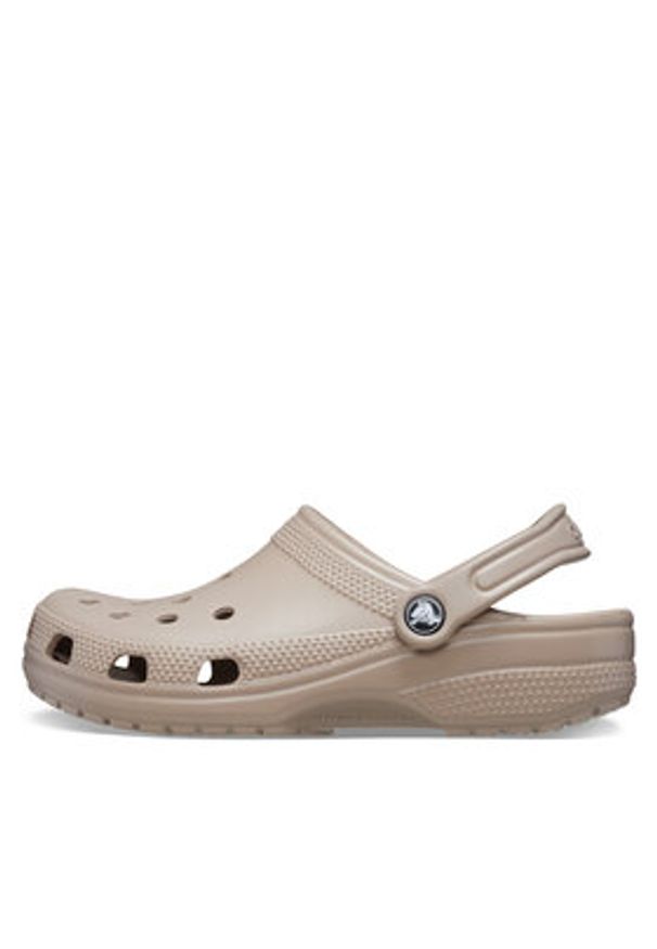 Crocs Klapki Classic 10001 Brązowy. Kolor: brązowy