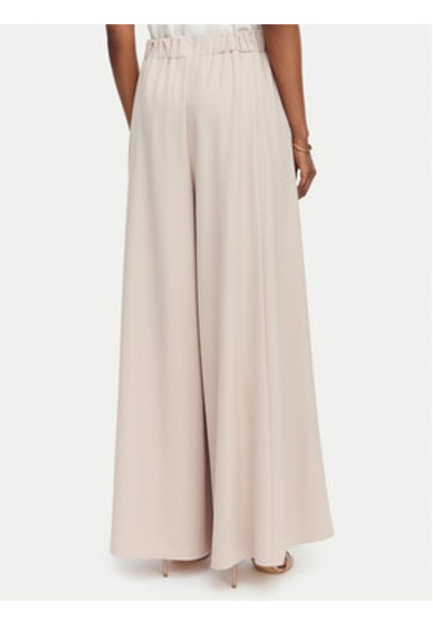 Rinascimento Spodnie palazzo CFC0020285002 Beżowy Wide Leg. Kolor: beżowy. Materiał: syntetyk