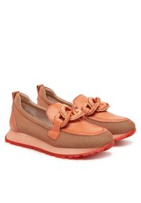 Hispanitas Półbuty HV254065 Koralowy. Kolor: pomarańczowy. Materiał: skóra #7