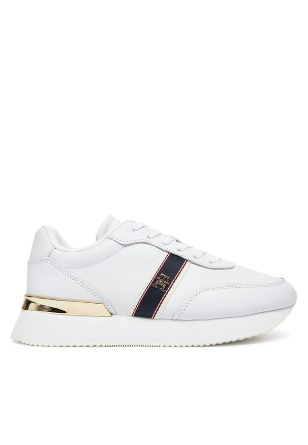 TOMMY HILFIGER - Sneakersy Tommy Hilfiger. Kolor: biały