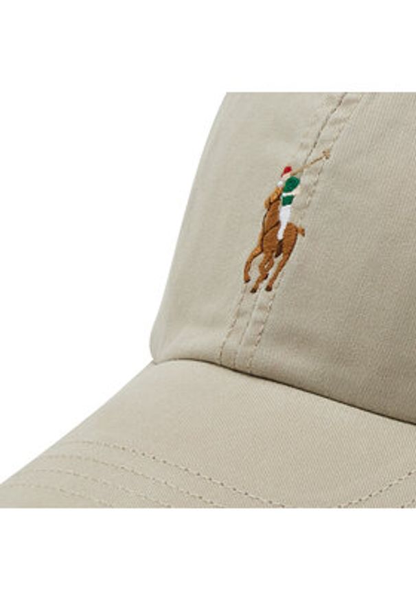 Polo Ralph Lauren Czapka z daszkiem Classic Sport Cap 710834737013 Beżowy. Kolor: beżowy. Materiał: materiał. Styl: sportowy