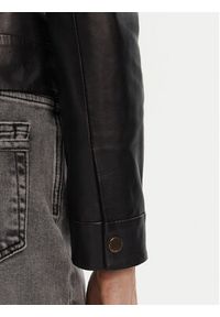 Serge Pariente Kurtka skórzana Marion Czarny Slim Fit. Kolor: czarny. Materiał: skóra #6