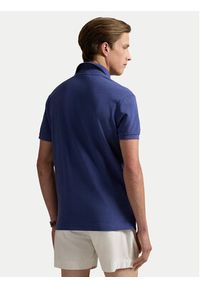 Polo Ralph Lauren Polo 710536856441 Granatowy Slim Fit. Typ kołnierza: polo. Kolor: niebieski. Materiał: bawełna