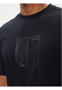 BOSS - Boss T-Shirt 50513172 Granatowy Regular Fit. Kolor: niebieski. Materiał: bawełna