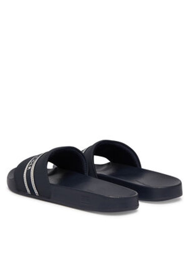 TOMMY HILFIGER - Tommy Hilfiger Klapki Logo Tape Webbing FW0FW09359 Granatowy. Kolor: niebieski. Materiał: syntetyk