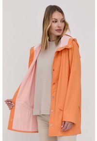 Rains kurtka 12010 Jacket kolor pomarańczowy przejściowa. Okazja: na co dzień. Kolor: pomarańczowy. Materiał: materiał. Styl: casual #7