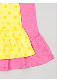 Zippy Komplet 2 sukienek ZBGAP0501 23007 Kolorowy Regular Fit. Materiał: bawełna. Wzór: kolorowy #5