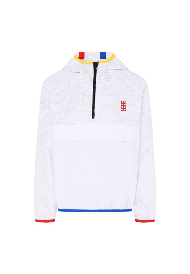 LEGO - Kurtka przeciwdeszczowa dziecięca Lego Jochy 207. Kolor: biały