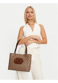 Guess Torebka HWESG9 51325 Beżowy. Kolor: beżowy. Materiał: skórzane #5