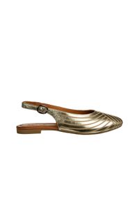 Sandały Bayla-161 037 117 125 Gold Kristal 161685, Złoty, Skóra naturalna - 37. Zapięcie: sprzączka. Kolor: złoty. Materiał: skóra. Sezon: lato #1