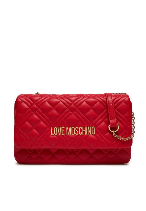 Love Moschino - LOVE MOSCHINO Torebka JC4097PP1LLA0500 Czerwony. Kolor: czerwony. Materiał: skórzane