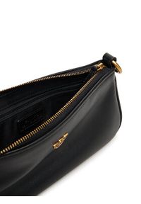 Pinko - PINKO Torebka Half Moon Baguette Mini AI 25-26 PLTT 105069 A0QO Czarny. Kolor: czarny. Materiał: skórzane #4